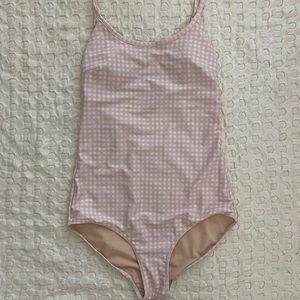 Albion one piece gingham swim